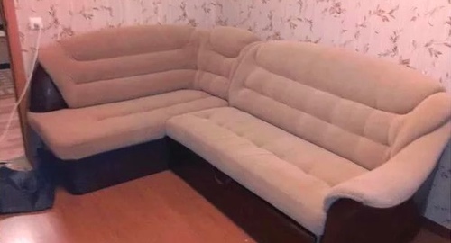 Перетяжка углового дивана. Касимов