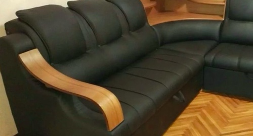Перетяжка кожаного дивана. Касимов